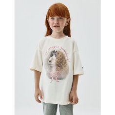 Футболка Sela x Союзмультфильм, размер 116, молочный