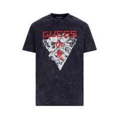 Футболка GUESS, размер L, синий
