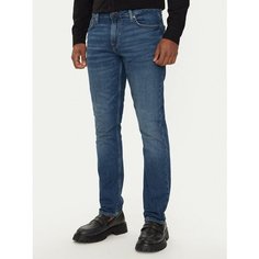 Джинсы зауженные GUESS, размер 32/32, синий
