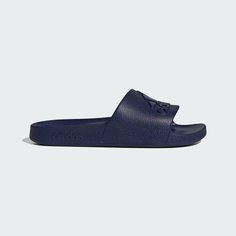 Шлепанцы adidas Adilette Aqua, размер 8 UK, Dark Blue / Dark Blue / Dark Blue