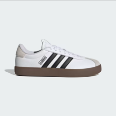 Кеды adidas, размер 7,5 UK, белый/серый/черный