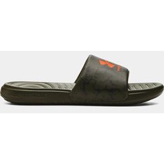 Шлепанцы Under Armour Ansa Graphic, размер 8 US, коричневый
