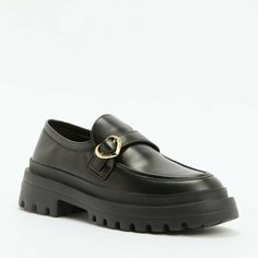 Лоферы LOVE MOSCHINO, размер 41, черный