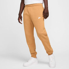 Брюки спортивные NIKE Sportswear Club Fleece, размер S, Flax/Flax/White