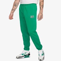 Брюки NIKE, размер L, зеленый