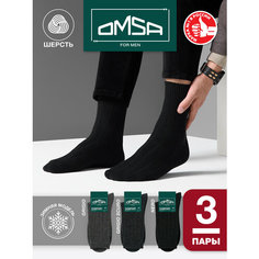 Носки Omsa, комплект, 3 пары, размер 39-41 (25-27), мультиколор