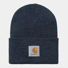 Шапка бини Carhartt WIP, размер One Size, темно-синий