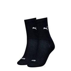 Носки PUMA, комплект, 2 пары, размер 35/38, черный