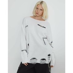 Джемпер Gloria Jeans Ready! Steady! Go!, размер XXS-XS/158, , белый