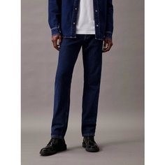 Джинсы зауженные Calvin Klein Jeans, размер 31/34, denim dark