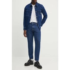 Джинсы зауженные Calvin Klein Jeans, размер 33, темно-синий