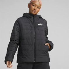 Куртка PUMA ESS Hooded Padded Jacket, размер 40, черный