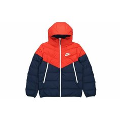 Пуховик NIKE, размер М, синий