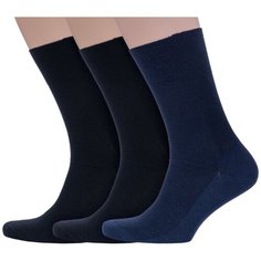Носки Dr. Feet, комплект, 3 пары, размер 25, разноцветный