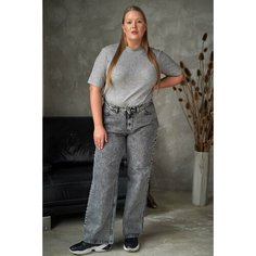 Джинсы широкие Modress, размер 68, gray