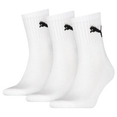 Носки PUMA, комплект, 3 пары, размер 43/46, white