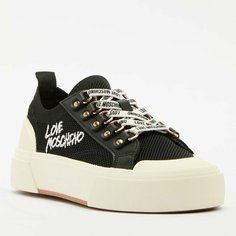 Кеды LOVE MOSCHINO, размер 39, черный