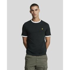 Футболка Lyle & Scott Ringer T-Shirt, размер L, синий, белый