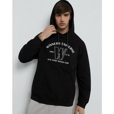 Худи Gloria Jeans, размер XS (40-42), , чёрный