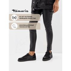 Кеды Tamaris, полнота F (EU)/ на среднюю стопу, размер 40, черный