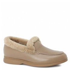 Лоферы TENDANCE, размер 36, серо-коричневый