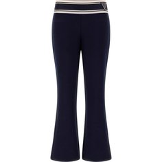 Брюки клеш GUESS, размер 48/L, синий