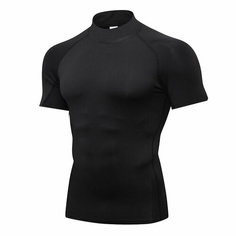 Футболка спортивная, размер 2XL, черный Tang Junjin