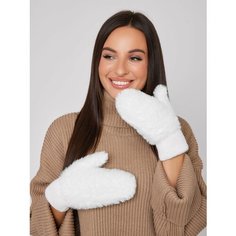 Варежки EZcool Зима, размер Универсальный 6-8, молочный