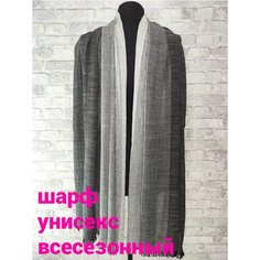 Шарф ,180х70 см, черный Fedor Accessories
