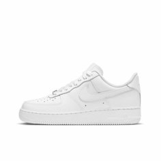 Кроссовки NIKE Air Force 1, полнота F (EU)/ на среднюю стопу, размер 5.5USW 3UK 36EU 35RU 22.5CM, triple white