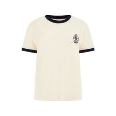 Футболка GUESS, размер L, кремовый/белый