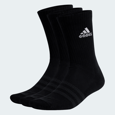 Носки adidas, комплект, 3 пары, размер XL INT, black/white