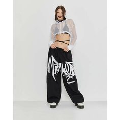 Брюки спортивные Gloria Jeans Ready! Steady! Go!, размер 17+/170, черный