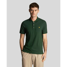 Поло Lyle & Scott Plain Polo Shirt, размер L, dark green