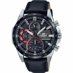 Наручные часы CASIO Edifice, черный/красный