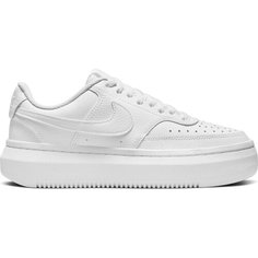 Кеды NIKE Nike Court Vision Alta Leather, полнота F (EU)/ на среднюю стопу, размер 6.5 US, белый