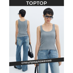 Майка TOPTOP, размер L, серый