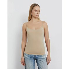 Топ Gloria Jeans, размер XXS (36-38), бежевый