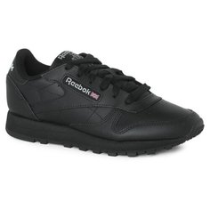 Кроссовки Reebok Reebok CLASSIC LEATHER, размер 38,5, чёрный