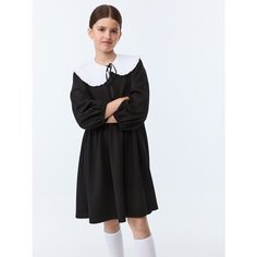 Школьное платье Sela, размер 146, черный