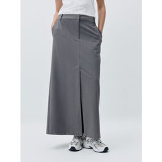 Юбка Sela, размер M INT, серый меланж