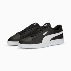 Кеды PUMA Smash 3.0 L Jr, размер 8,5 UK, черный