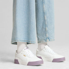 Кеды PUMA Carina 2.0, размер 7 UK, белый/фиолетовый