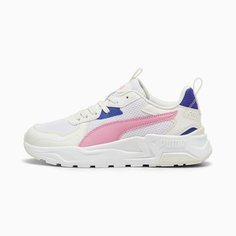 Кроссовки PUMA Trinity Lite, размер 6,5 UK, White-Mauved Out-Vapor Gray-Lapis Lazuli