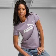 Футболка спортивная PUMA Essentials Logo Tee, размер XXS, Pale Plum