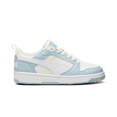 Кроссовки PUMA Rebound V6 Low, размер 6,5 UK, белый/голубой