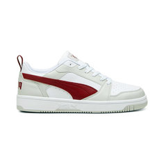 Кроссовки PUMA Rebound V6 Low, размер 10,5 UK, белый/красный