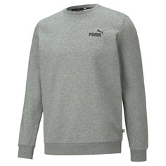 Свитшот PUMA Small Logo Crew, размер L, , medium gray heather