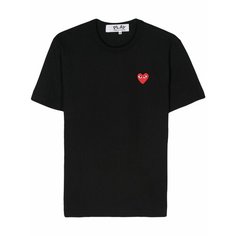 Футболка Comme des Garcons PLAY, размер XXL, чёрный