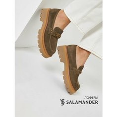 Лоферы Salamander, размер 38, хаки